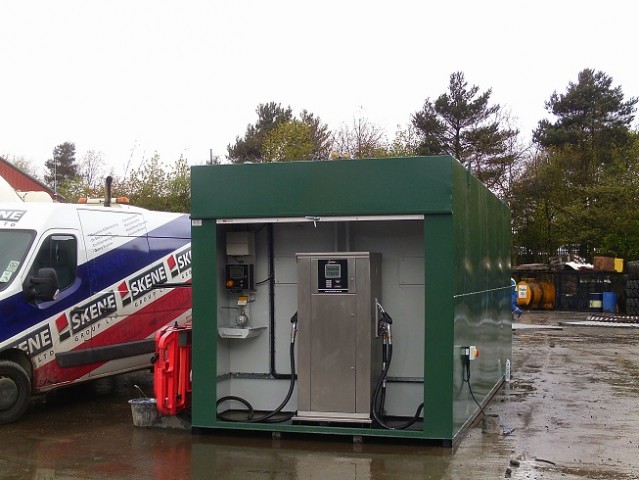 Two Compartment Twin Pump for Skene Group from Fuel Tek