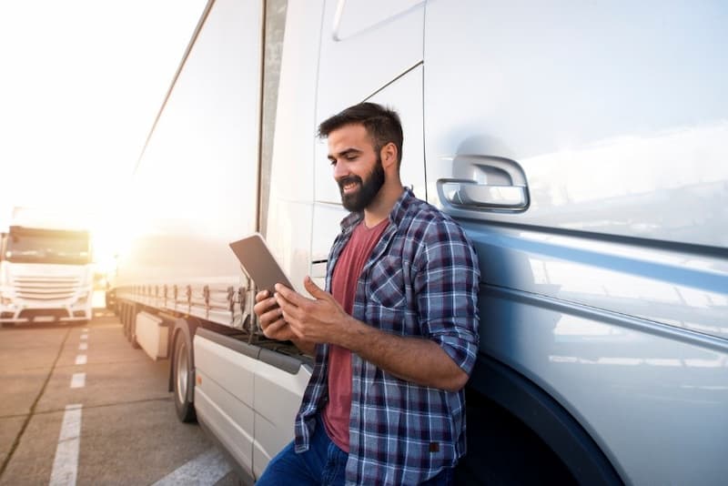 Driver with tablet