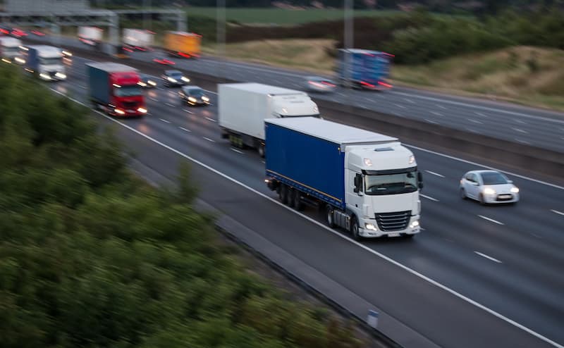 HGV on motorway